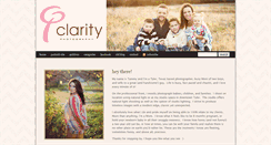 Desktop Screenshot of clarityphotographyblog.com