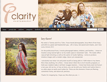 Tablet Screenshot of clarityphotographyblog.com